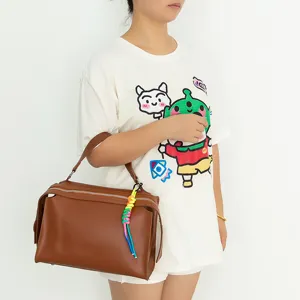 Woven Nylon Rope Bag Charm Keychain With Metal Climbing Buckle Colorful Braided Bag Pendant Women Handbag Accessories