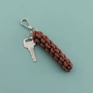 Gewebter Nylonseil Schlüsselanhänger Taschenanhänger minimalistisch Tasche Zubehör