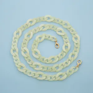 Colorful Acrylic Bag Chain Replacement Crossbody Strap Resin Chain For Handbags Purses Phone Cases Fashion Accessories