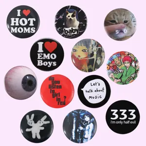 Cute cartoon cat alloy lapel pin metal brooch badges set for clothes backpack decoration.