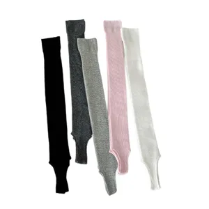 Damen Ballett Stil vertikale Streifen Steigbügel Stulpen Sommer dünn atmungsaktiv Socken.