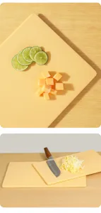 Tabla de cortar de plástico antibacteriano japonés para cocina, tabla de doble cara.