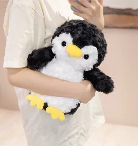 Schattige pluche pinguin knuffel zachte pop voor kinderen metgezel rustgevend speelgoed