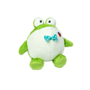 Carino rana peluche rotonda grassa giocattolo verde bambola morbida compagno bambini
