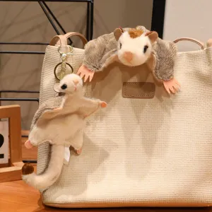 Mignon écureuil volant peluche animal doux poupée planeur de sucre cadeau d'anniversaire