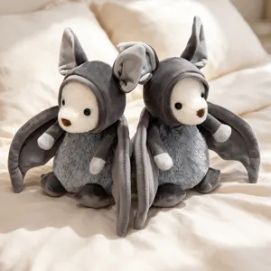 Simpatico peluche pipistrello animale imbottito bambola fantasma regalo morbido
