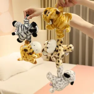 Cute magnetic plush animal toys set, soft jungle plushies with cute design for kids and home toys.