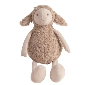 Cute plush lamb toy, fluffy stuffed sheep doll, soft comfort companion for kids and gifts.