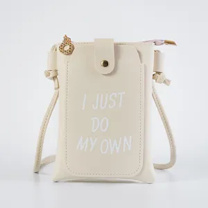 Women small crossbody phone bag summer casual minimalist mini shoulder purse cute beige pouch