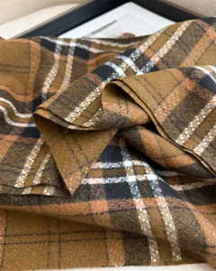 Sciarpa classica retro a quadri finto cashmere inverno elegante moda unisex accessorio caldo
