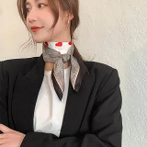 Women fashion plaid neck scarf elegant short scarf versatile apparel accessory chic daily wear