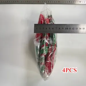 Christmas elf leg table chair corner covers 4pcs set holiday party decoration props