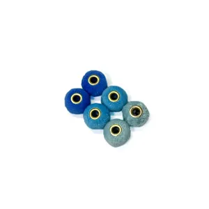 Fluffy teddy pom pom beads large hole spacer DIY jewelry accessories for phone chain