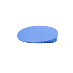 Blue oval duckbill hair clip minimalist sweet style bangs clip hair styling accessories for daily