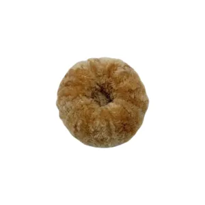 Retro plush perforated pendant DIY jewelry accessory fluffy fuzzy yarn ball for earrings charm