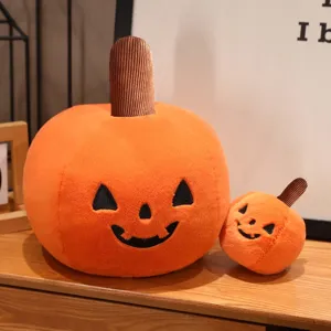 Halloween plush pumpkin toy cute stuffed soft pillow home party decor gift kids toy