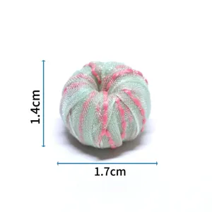 DIY handmade fabric beaded spacer charm for creative bracelets and jewelry making accessories