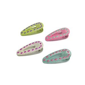 Children's cute polka dot duckbill hair clips sweet side bangs clips hair accessories set