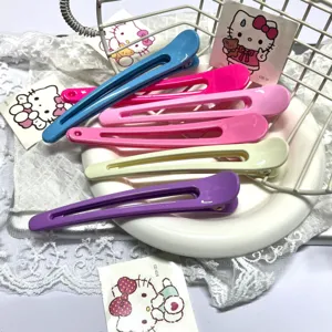 Macaron color duckbill hair clips for sweet styling hairpins cute hair accessories