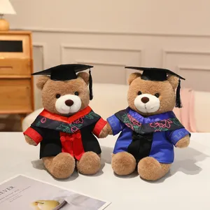 Afstuderen teddybeer pluche speelgoed schattige knuffel dierenarts hoekje bachelor beren.