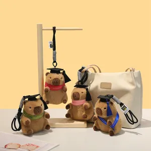 Simpatico capibara in peluche portachiavi morbido ciondolo borsa regalo laurea