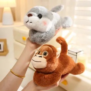 Cute magnetic plush toy doll cute animal seal and monkey soft stuffed toys for kids gift