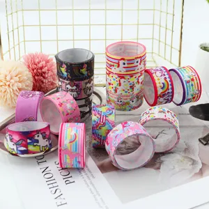 Nastro grosgrain unicorno 22mm rotoli nastro stampato a trasferimento termico per imballaggio