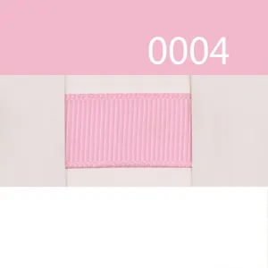 Nastro gros grain rosa unito campione colore SKU poliestere per decoro fiocco