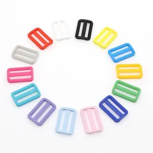 POM Plastic Schuifgesp Meerdere Kleuren Tri-Glide Versteller Riem Gespen Voor Rugzak Bagage Singelband Hardware Accessoires Vervanging
