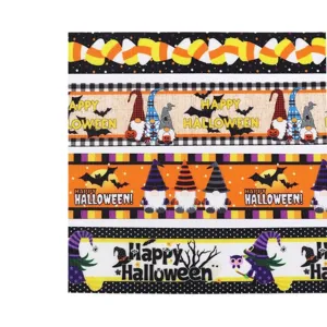 Halloween cartoon grosgrain ribbon 38mm wide, perfect for holiday party decoration.