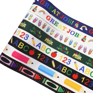 Κορδέλα Grosgrain με Σχέδιο Καρτούν 22mm DIY Φιόγκοι Μαλλιών Σχολικά Είδη Συσκευασία