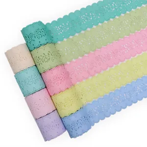 Nastro di pizzo cavo colorato di 44mm di larghezza nastro gros grain DIY per fiocchi e decori