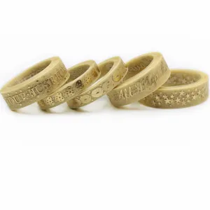 Gold-stamped sheer organza ribbon rolls for DIY gift wrapping craft bow hair accessories