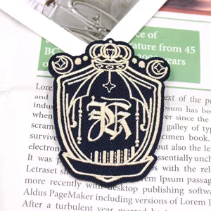 Japans JK uniform geborduurd badgeembleem accessoire voor schattige academie stijl kleding.