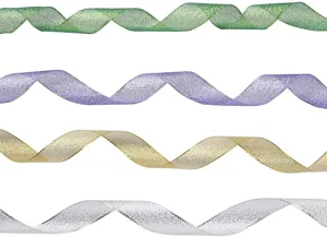 15mm metallic glitter ribbon craft ribbon for hair bows and DIY gift wrapping 25 yards