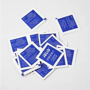 Disposable alcohol prep pads for skin cleaning and portable medical disinfection daily use.