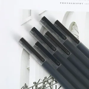 Black gel pens 0.5mm fine point smooth writing neutral pens for office and school use detail