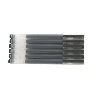0.5mm gel pen refills black ink smooth writing school office stationery supplies 6pcs