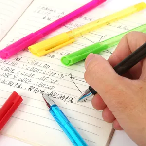Set di penne a sfera colorate per studenti diario scrittura cancelleria scolastica