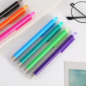 Ensemble de stylos gel colorés, pointes fines, stylos esthétiques pour étudiants et notes.