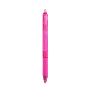 Einziehbare löschbare Gelstift in hellem Rosa, glattes Schreibwarenzubehör.