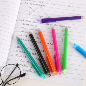 Ensemble de stylos gel colorés pour étudiants, stylos d'écriture à encre pour notes.