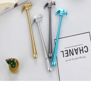 Kreativer hammerförmiger Gelstift Metallfarbe süße Schulwaren schwarze Mine 1Stk