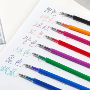 Refill per Penna Gel Cancellabile Punta a Proiettile Nero Blu Rosso Inchiostro Studente Cancelleria Ricambi Ufficio