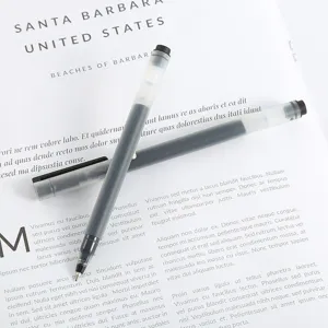 Zwarte gelpennen voor kantoor en school, soepel schrijven signatuur pennen voor dagelijks gebruik.
