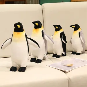 Cute Penguin Plush Toy Stuffed Animal Soft Doll Kids Companion Fluffy Stuffed Creature Home Decor Gift