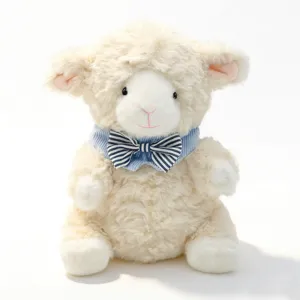 Simpatico giocattolo di peluche pecora bambola agnello bianco peluche regalo per compleanno