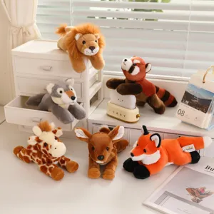 Leuke Cartoon Dier Pluche Gevuld Speelgoed Zachte Pluizige Pop Kinderen Metgezel Comfort Speelgoed Huisdecoratie Cadeau