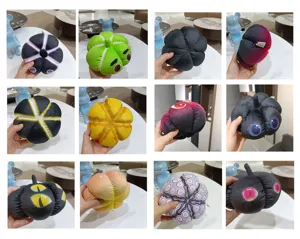 Halloween peluche citrouille jouet effrayant yeux poupee rembourree coussin deco fete