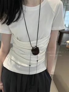 Hanging neck magnetic leather sunglasses holder necklace for women portable glasses strap accessory